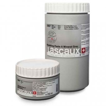 MEDIUMS A EFFETS ET MATIERES LASCAUX MODELLING PASTE A MINERAL GREY