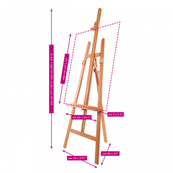 GRAND CHEVALET LYRE M/12