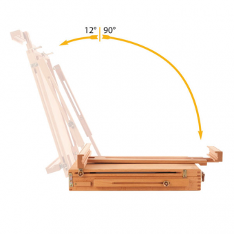 BOITE CHEVALET TABLE 50X33CM M/24