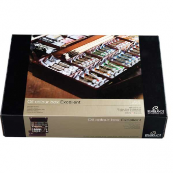 COFFRET BOIS EXCELLENT HUILE REMBRANDT