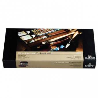 COFFRETS HUILE EXTRA FINE REMBRANDT COFFRET BOIS PROFESSIONNAL HUILE REMBRANDT