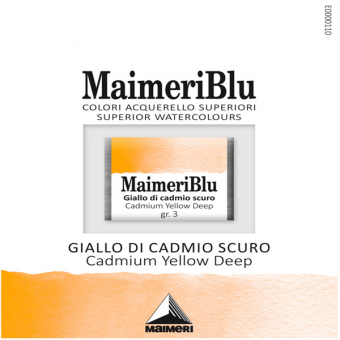 AQUARELLE EXTRA FINE MAIMERIBLU JAUNE DE CADMIUM FONCE