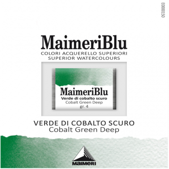 AQUARELLE EXTRA FINE MAIMERIBLU VERT DE COBALT FONCE