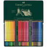 COFFRET METAL DE 60 CRAYONS DE COULEUR POLYCHROMOS