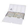 AQUARELLES COFFRET METAL 40 DEMI-GODETS AQUARELLE HORADAM SUPER GRANULATION