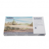 AQUARELLES COFFRET METAL 40 DEMI-GODETS AQUARELLE HORADAM SUPER GRANULATION