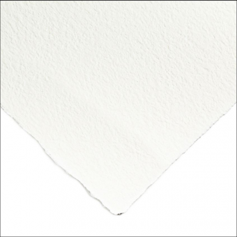 FEUILLE BAOHONG AQUARELLE 56 X 76 300 G GRAIN TORCHON BLANC NATUREL