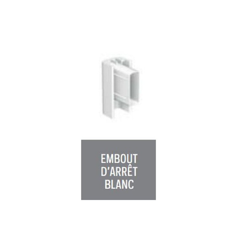 EMBOUT D ARRET BLANC POUR CLICK RAIL