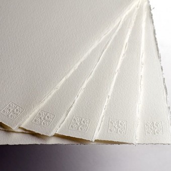 FEUILLE 300 G  56 X 76 GRAIN FIN EXTRA BLANC