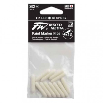 SET 12 POINTES RONDES MEDIUM 2 - 4 MM POUR MARQUEUR