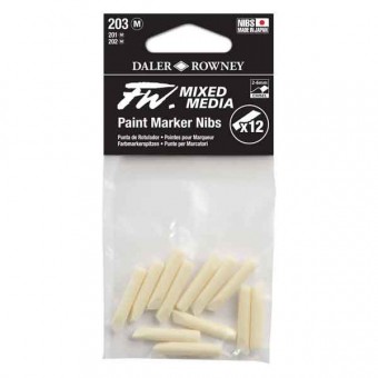 SET 12 POINTES BISEAU MEDIUM 2 - 6 MM POUR MARQUEUR