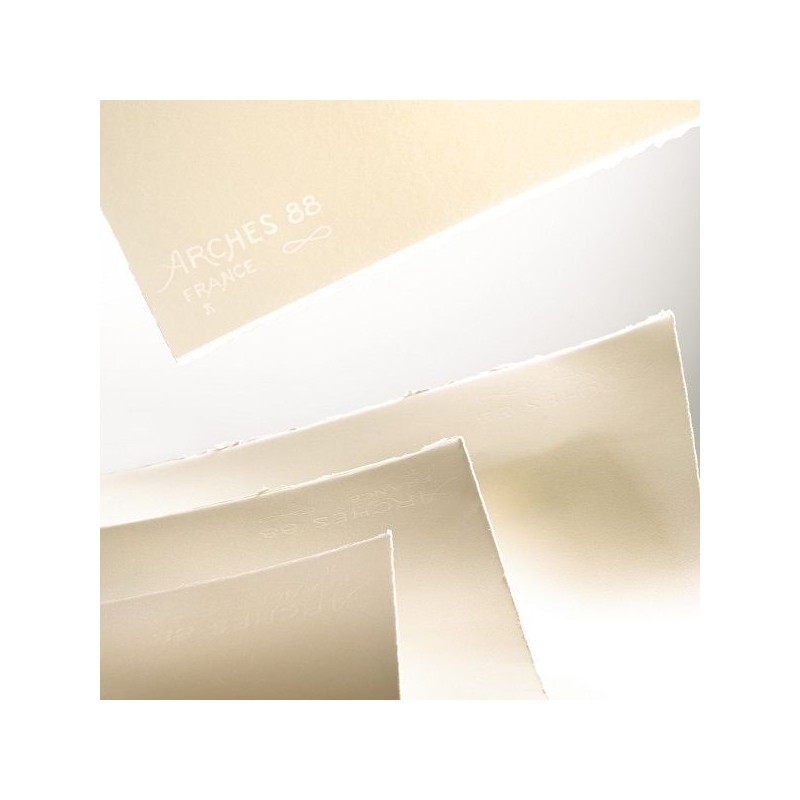 RAME 50 FEUILLES ARCHES 88 76.2 X 106.7 350 G BLANC