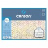 CANSON AQUARELLE BLOC COLLE 4 COTES  20 FEUILLES 300 G GRAIN TORCHON