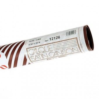 ROULEAU CALQUE SATIN 0.50 X...