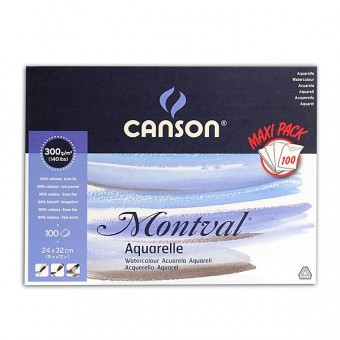 MONTVAL MAXI BLOC COLLE 1 COTE 100 FEUILLES 300G GRAIN FIN