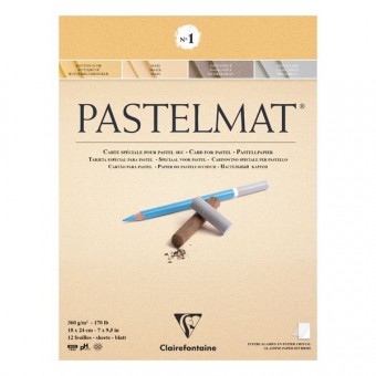 BLOC PASTELMAT 12 FEUILLES 360G N° 1