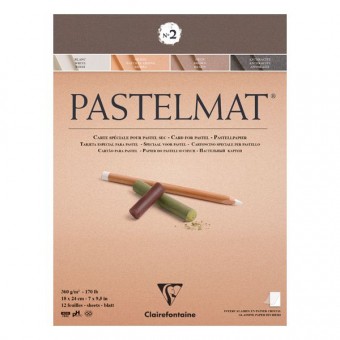 BLOC PASTELMAT 12 FEUILLES...