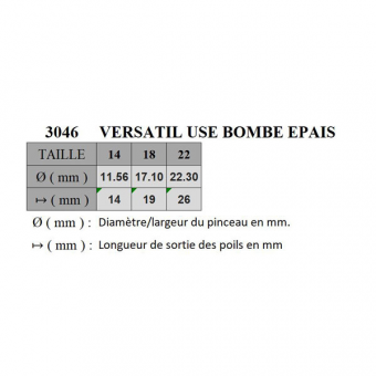 VERSATIL SYNTHETIQUE SERIE 3046