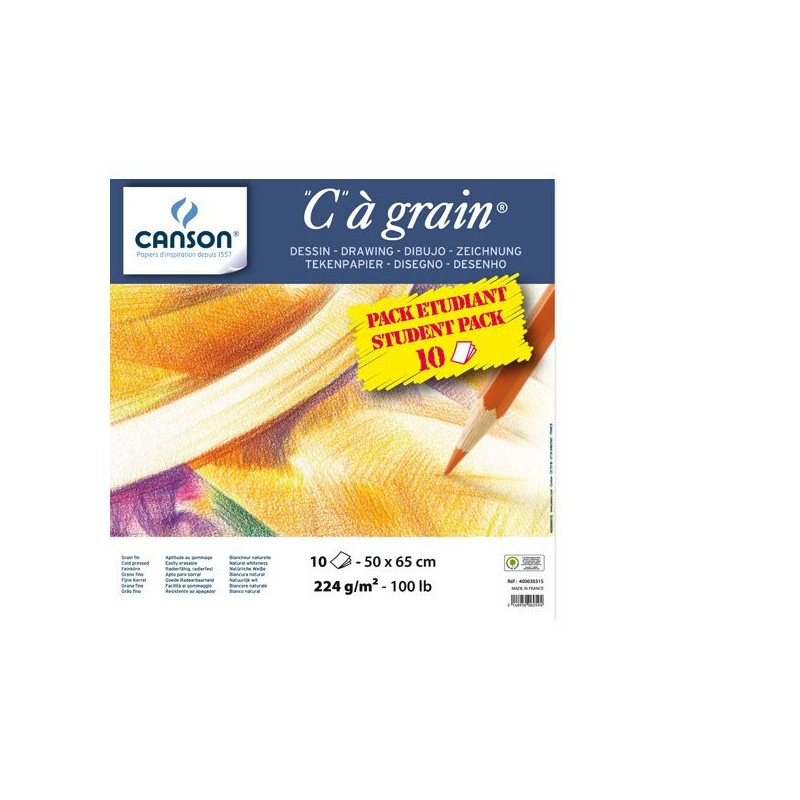 MANIPACK C A GRAIN 10 FEUILLES 50 X 65 224 G