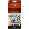 ETUI CARTON 12 CRAYONS AQUARELLE MONDELUZ