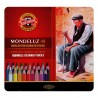 COFFRET METAL 48 CRAYONS AQUARELLE MONDELUZ