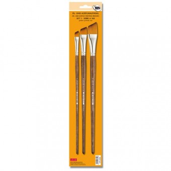 SET 3 BROSSES MANCHE LONG A...