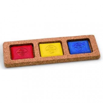 ASSORTIMENT DE 3 PAVES AQUARELLABLES COULEURS PRIMAIRES