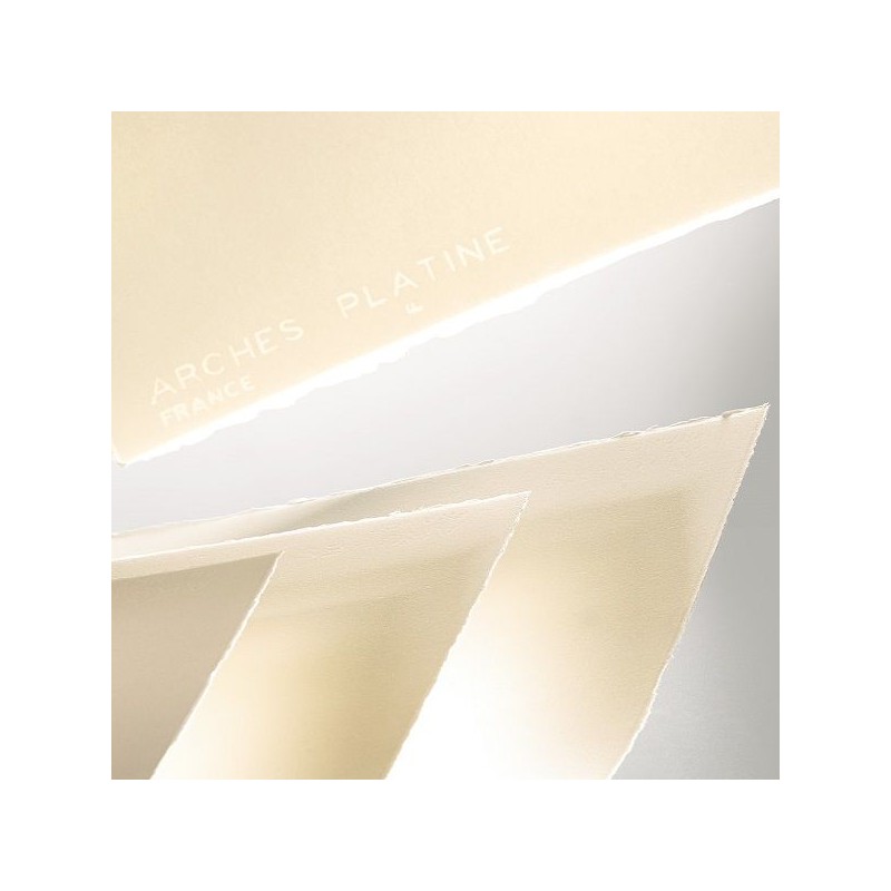 FEUILLE ARCHES PLATINE 56 X 76 310 G BLANC