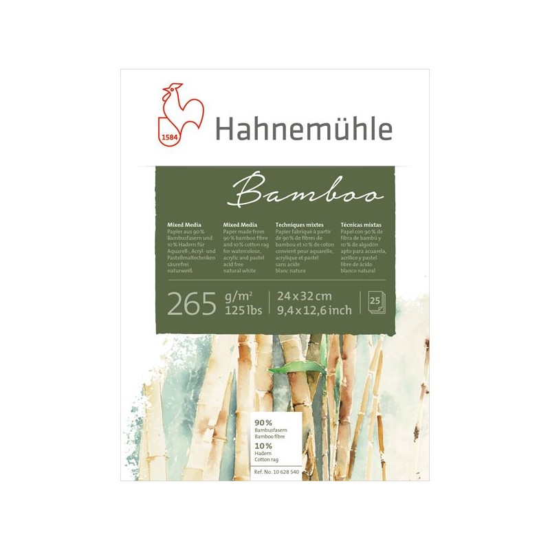 BAMBOO BLOC COLLE HAUT ET BAS 25 FEUILLES 265 G