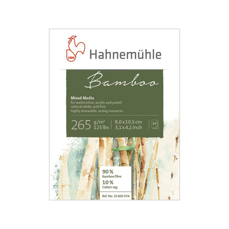 BAMBOO BLOC COLLE HAUT ET BAS 10 FEUILLES 265 G