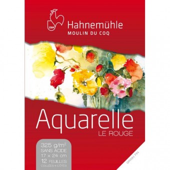 LE ROUGE BLOC COLLE 4 COTES 12 FEUILLES 325G GRAIN FIN