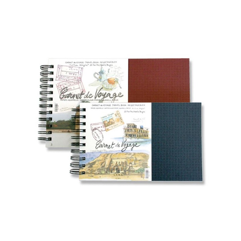 LANA CARNET DE VOYAGE 25 FEUILLES 300G GRAIN FIN