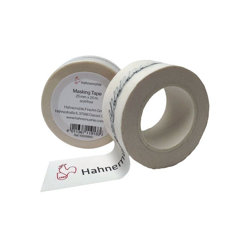 ROULEAU MASKING TAPE BLANC 25 MM X 20 ML