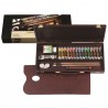 COFFRET BOIS TRADITIONNAL HUILE REMBRANDT