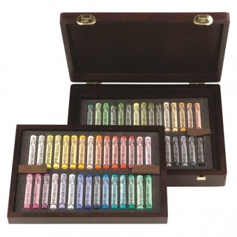 COFFRET BOIS PASTELS...