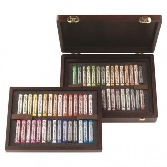 COFFRET BOIS PASTELS...