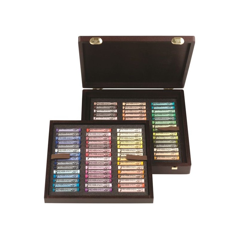 COFFRET BOIS PASTELS REMBRANDT PROFESSIONAL  90 P