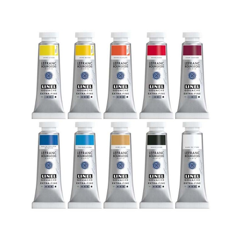 SET 10 TUBES 14 ML DOUBLE COULEURS PRIMAIRES