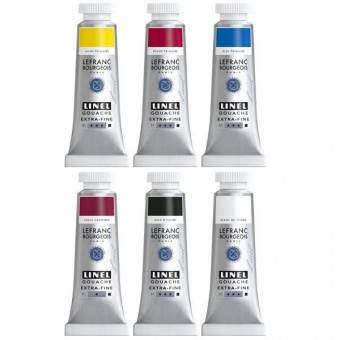 SET 6 TUBES 14 ML COULEURS PRIMAIRES