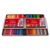 COFFRET MÉTAL 144 CRAYONS DE COULEUR POLYCOLOR