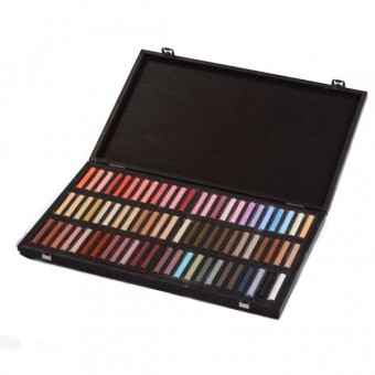 COFFRET BOIS 72 PASTELS...