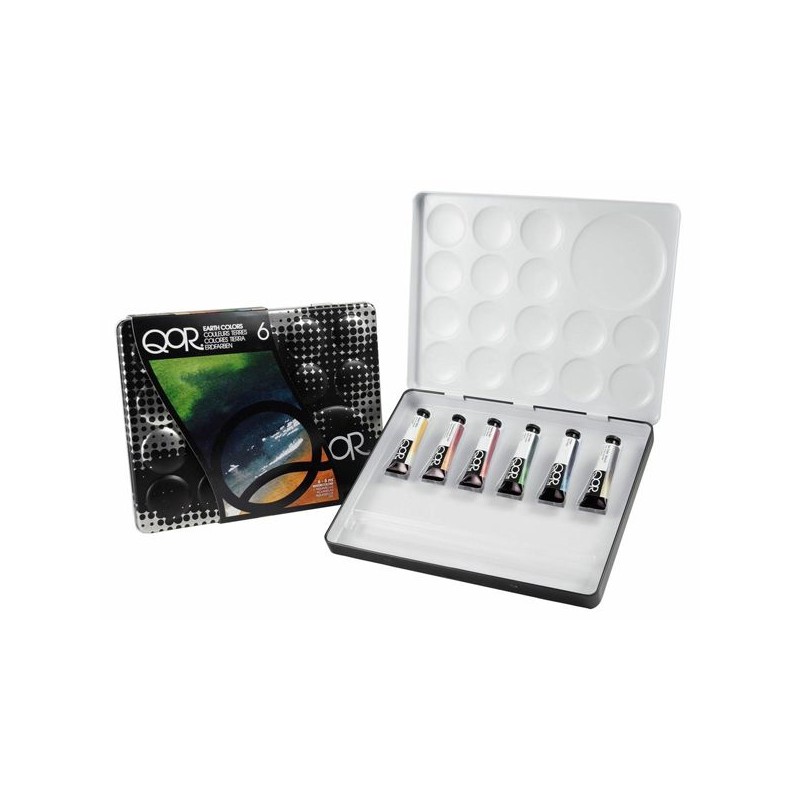 SET DECOUVERTE 6 COULEURS TERRES QoR 5 ML