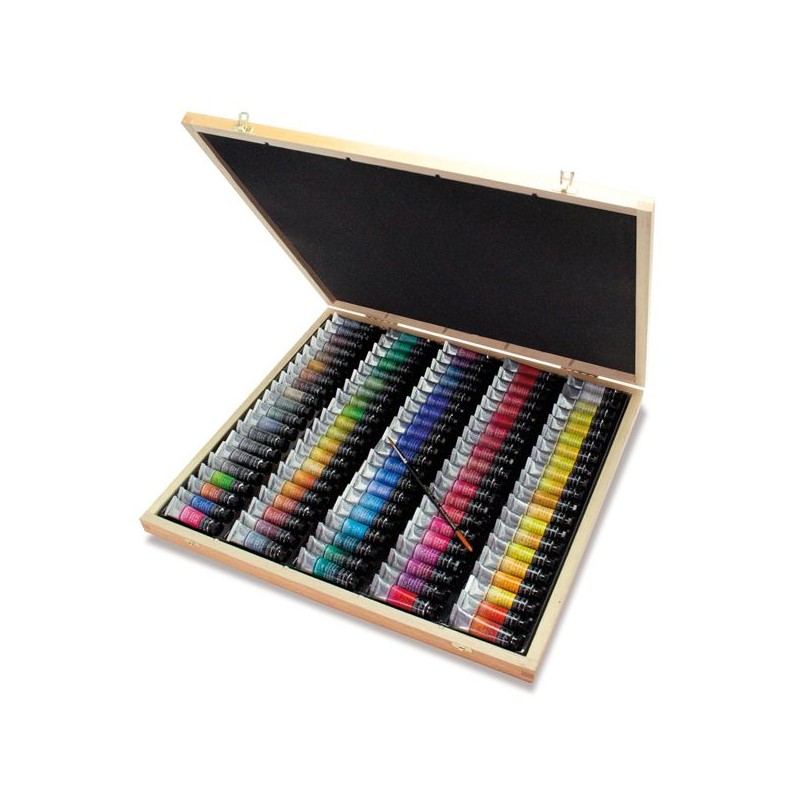 COFFRET BOIS 98 TUBES