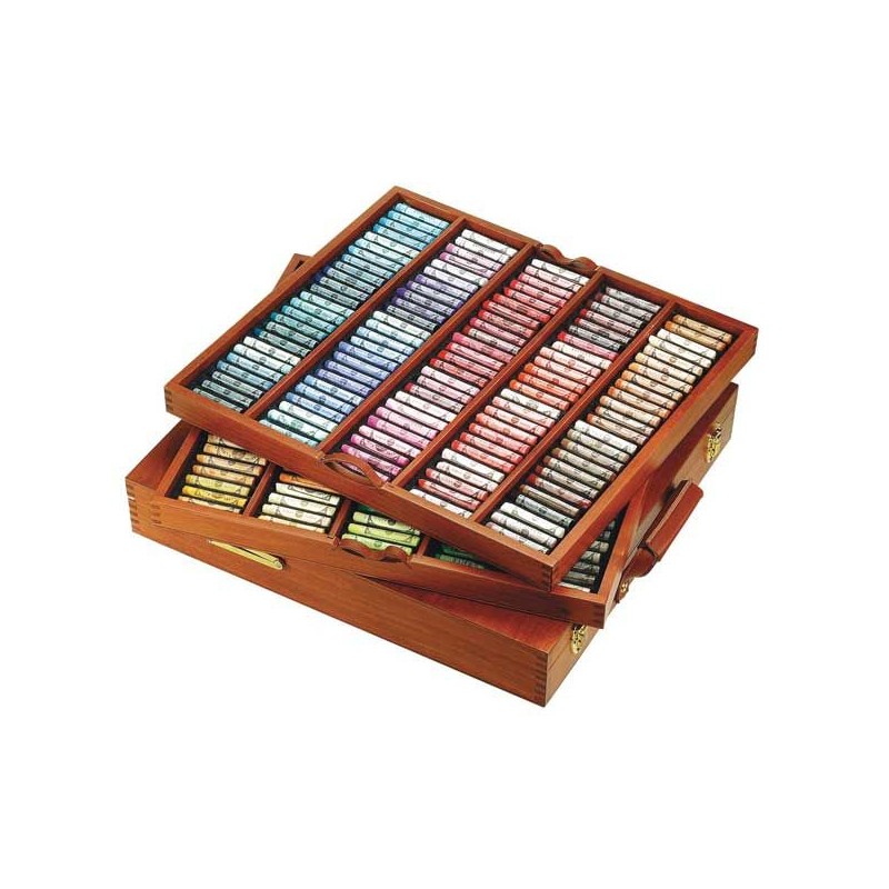 COFFRET BOIS VIDE 250 PASTELS