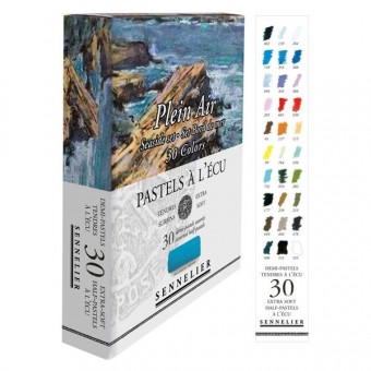 30 DEMI-PASTELS PLEIN AIR...