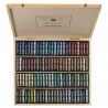 COFFRET BOIS GARNI 100 PASTELS A L ECU PAYSAGE