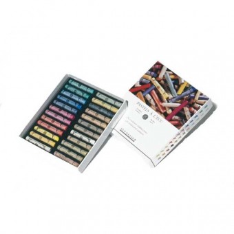 BOITE CARTON 24 PASTELS A L ECU IRISES