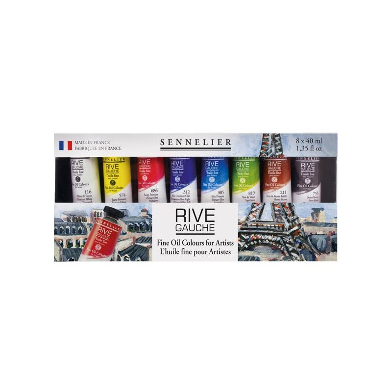 SET HUILE RIVE GAUCHE 8 TUBES 40 ML