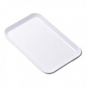 PLATEAU PALETTE PLASTIQUE BLANC 28 X 19 X 1,2 CM