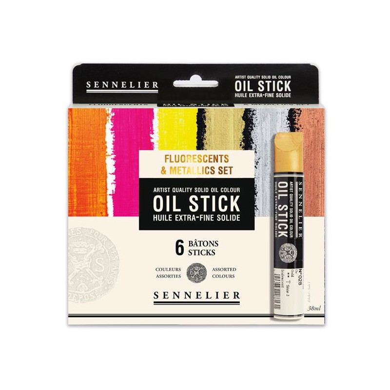 ETUI 6 OIL STICK 38 ML FLUOS & METALLIQUES